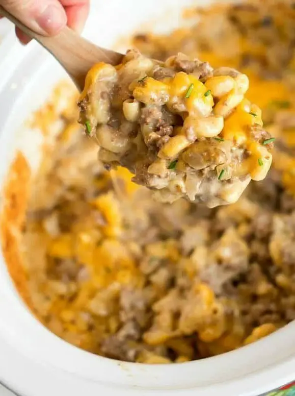 Crockpot Hamburger Casserole