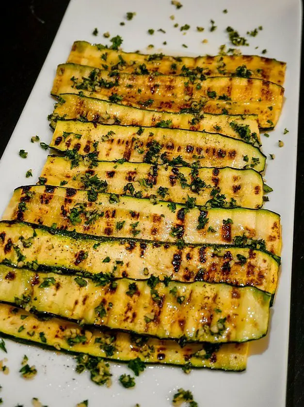 Italian Style Grilled Zucchini