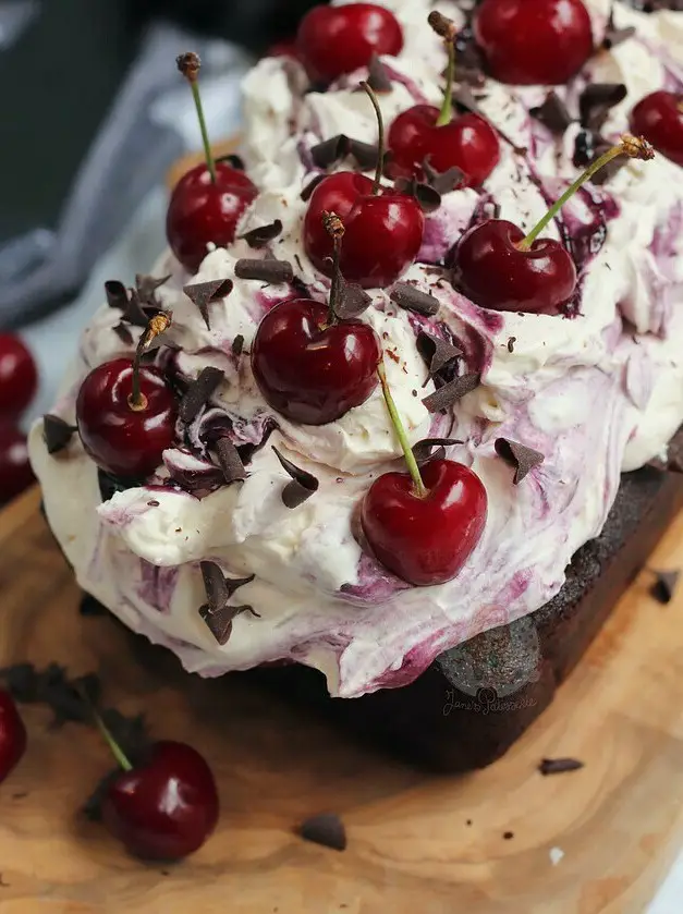 Black Forest Loaf Cake