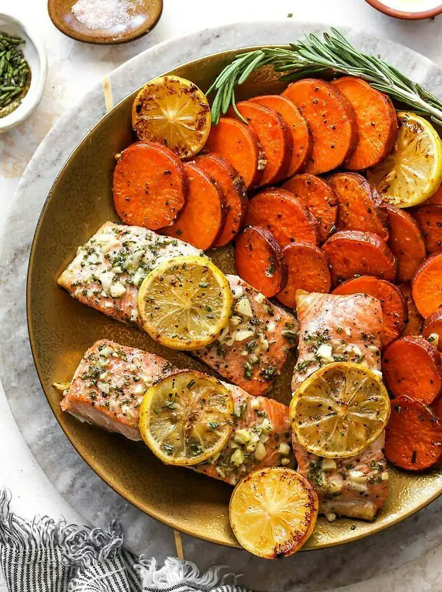 Honey Rosemary Baked Salmon