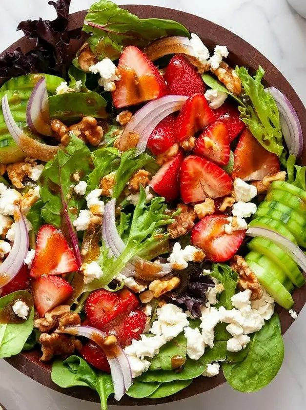 Strawberry Goat Cheese Salad