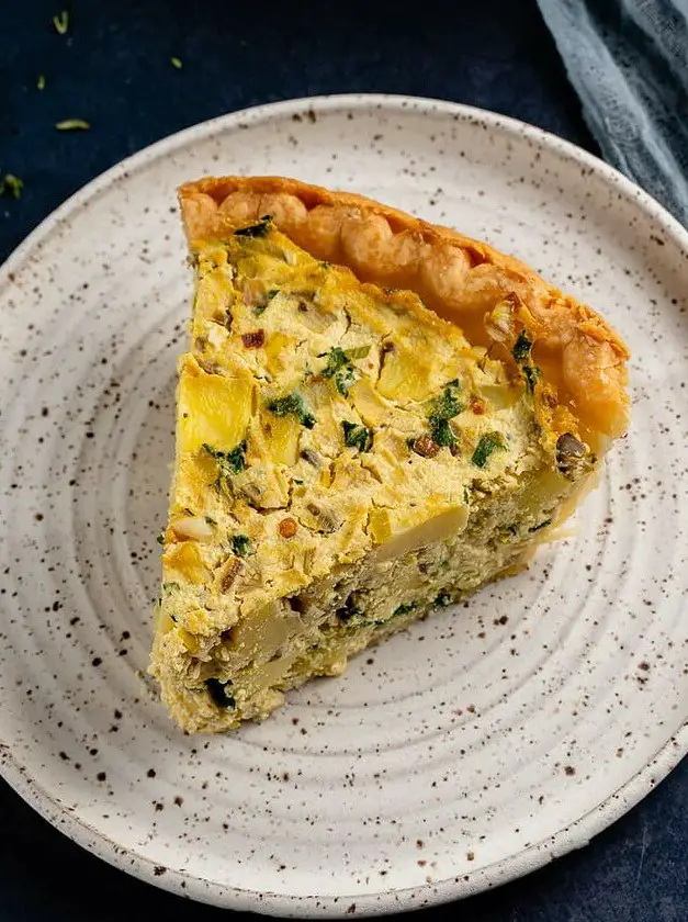 Potato & Leek Tofu Quiche