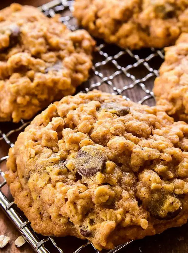 Pumpkin Oatmeal Chocolate Chip Cookies