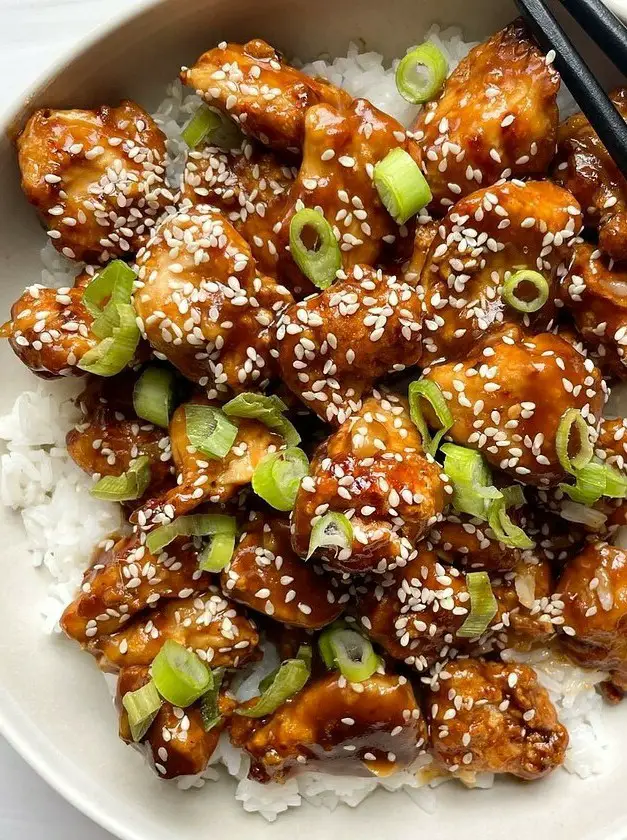 Air Fryer Sesame Chicken