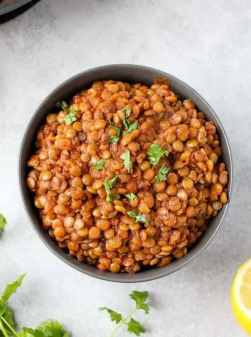 Simple Spiced Lentils