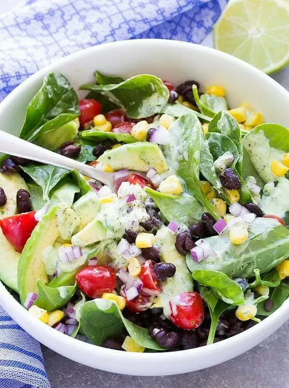 Southwest Spinach Salad