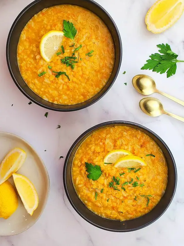 Lebanese Red Lentil Soup