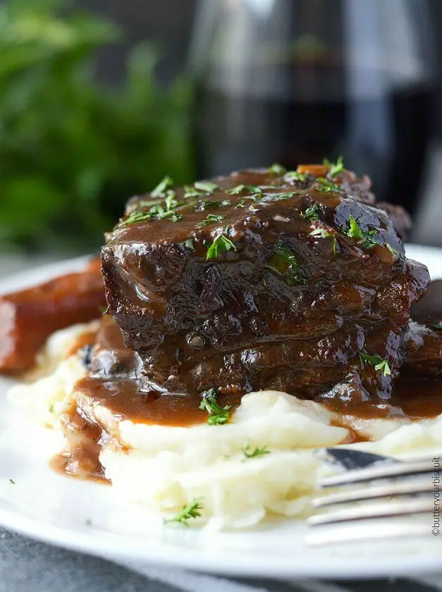 Short Ribs Braised in Red Wine