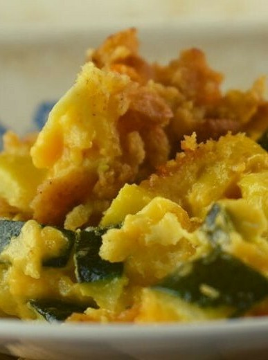 Cheesy Summer Squash and Zucchini Casserole