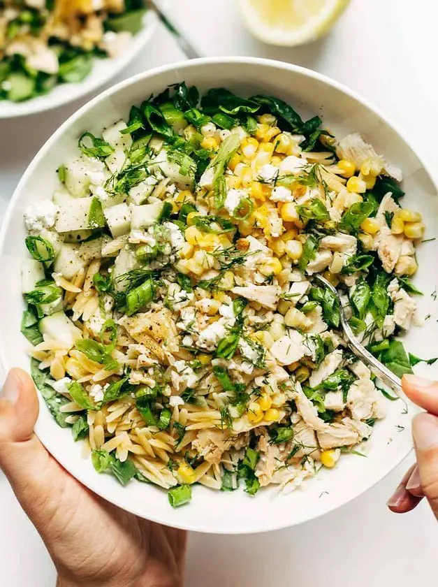 Zippy Orzo Summer Salad