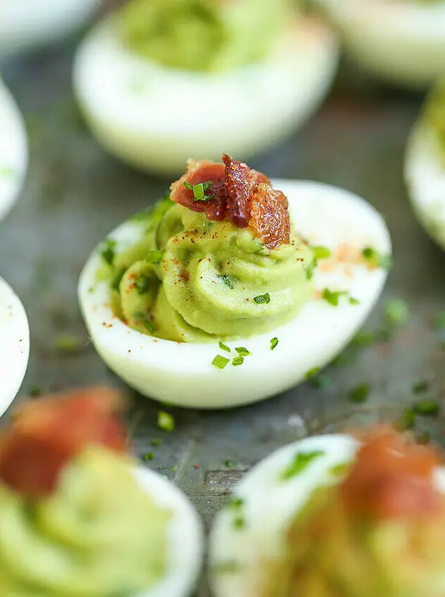 Avocado Deviled Eggs