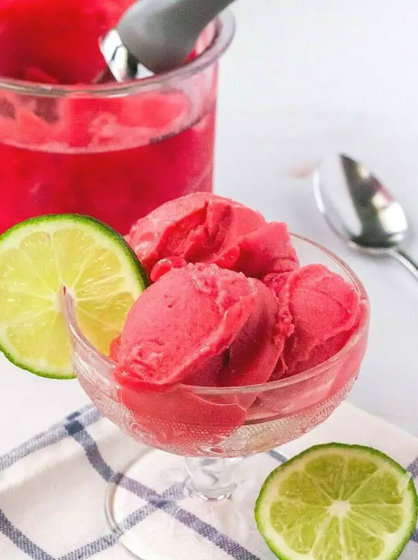 Ninja Creami Cherry Limeade Sorbet