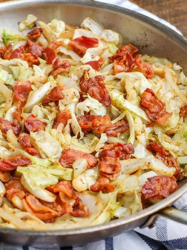 Fried Cabbage with Bacon