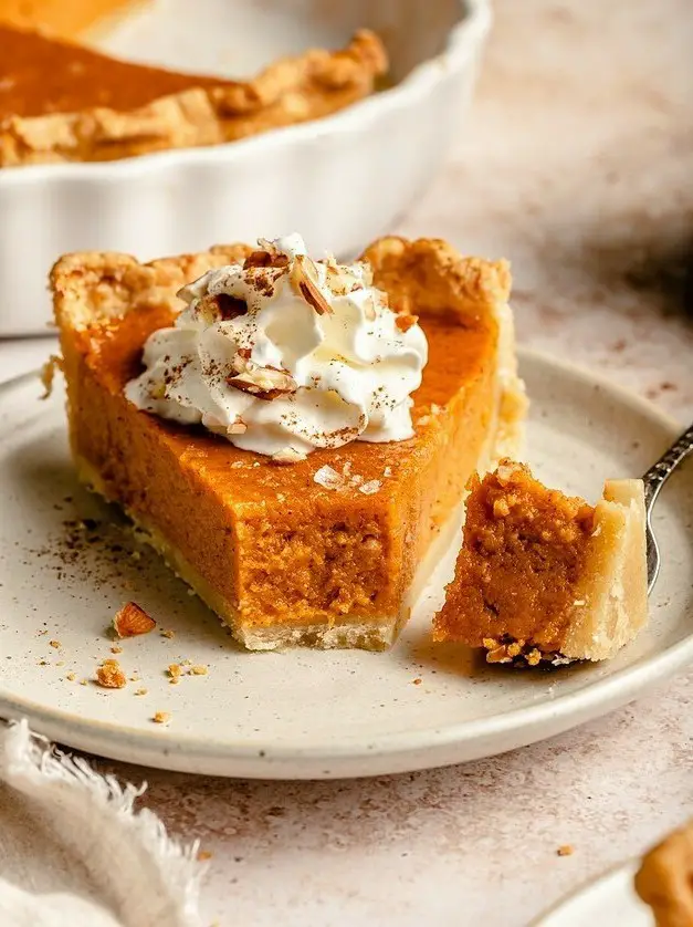 Salted Maple Bourbon Sweet Potato Pie