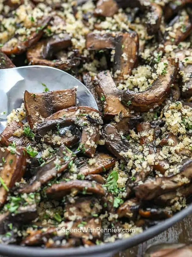 Garlic Butter Portobello Mushroom