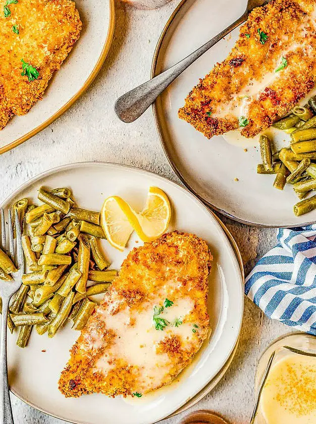 Air Fryer Breaded Chicken Breasts