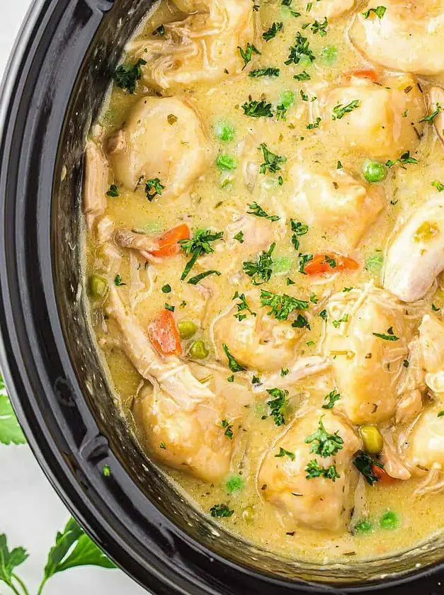 Crockpot Chicken and Dumplings