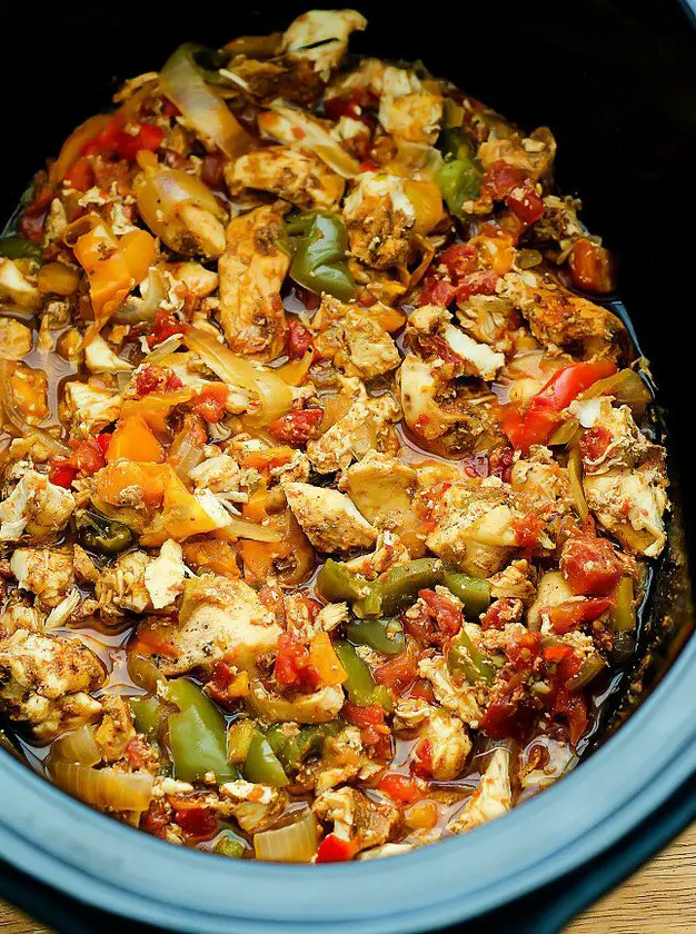 Crock Pot Chicken Fajitas