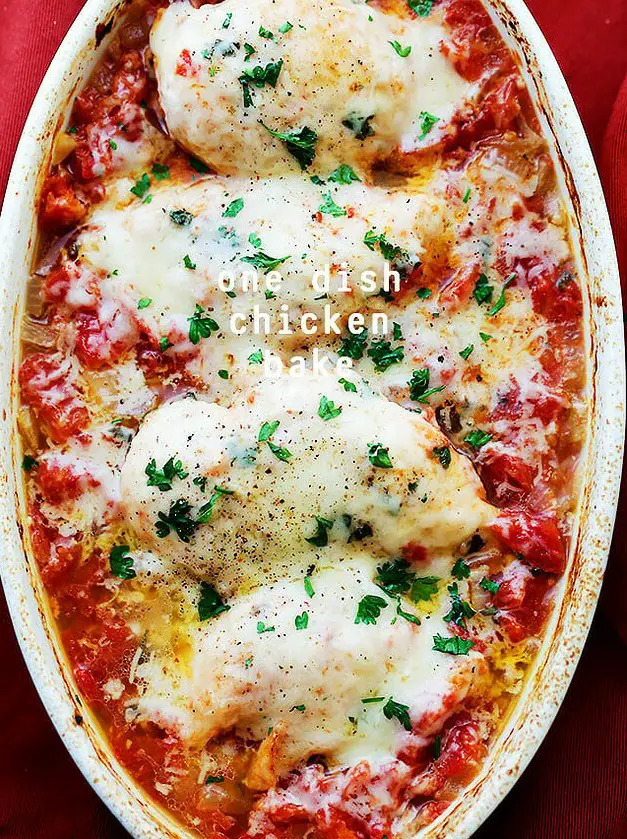 One Dish Chicken Bake