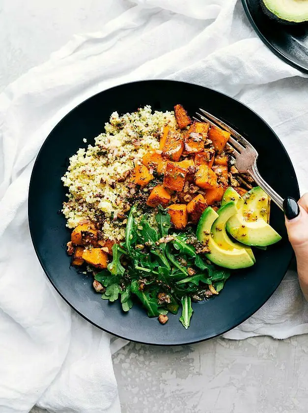 Roasted Butternut Squash Couscous Bowls