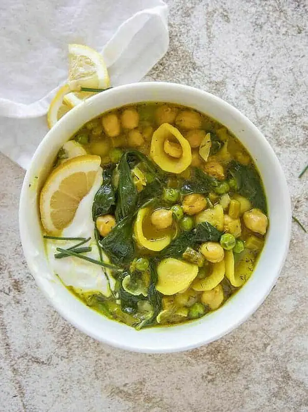 Spring Chickpea Soup