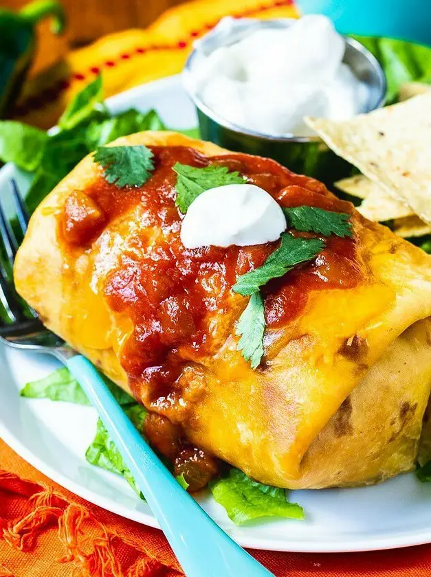 Beef Chimichangas