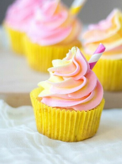 Pink Lemonade Cupcakes