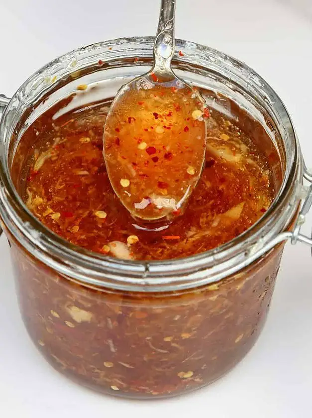 Garlic and Chili Infused Honey