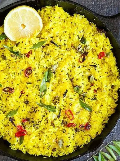 Indian Lemon Rice