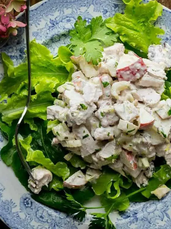 Healthy Waldorf Chicken Salad