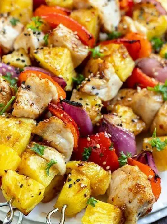 Pineapple Chicken Kabobs