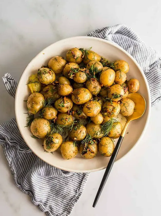 Boiled Baby Potatoes