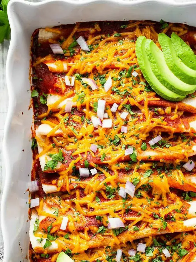 Paleo Chicken Enchiladas