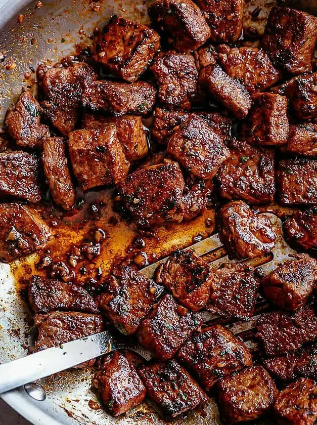 Cajun Butter Steak Bites