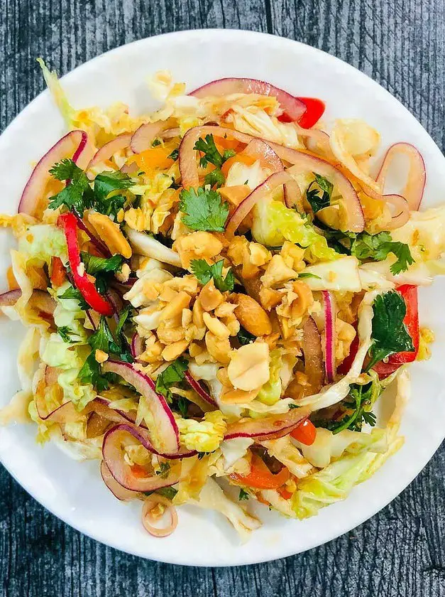 Keto Asian Cabbage Salad