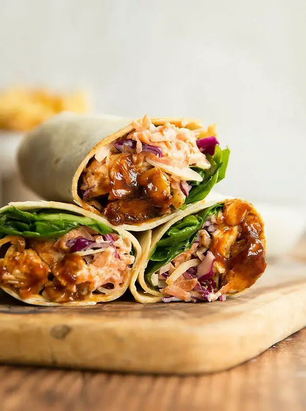 BBQ Chicken Wraps