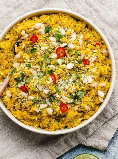 Golden Cauliflower Rice