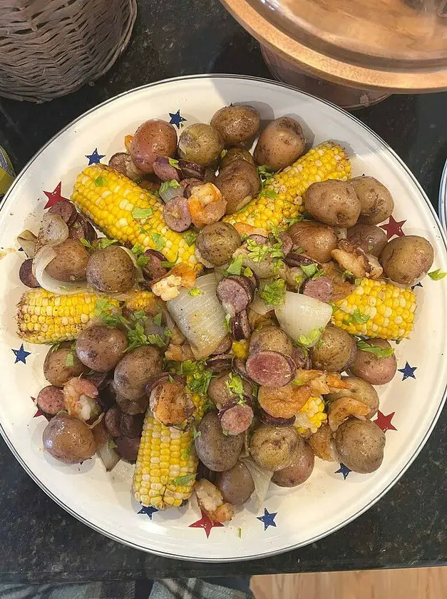 Shrimp Boil in The Oven