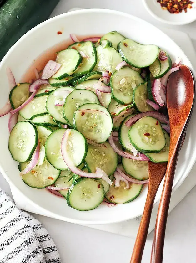 Southern Cucumber Salad