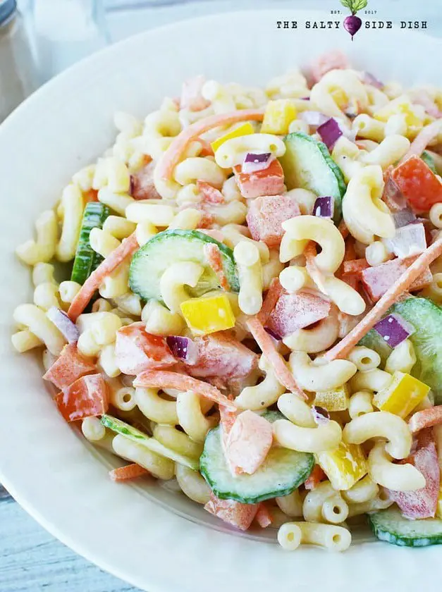 Creamy Vegetable Macaroni Salad