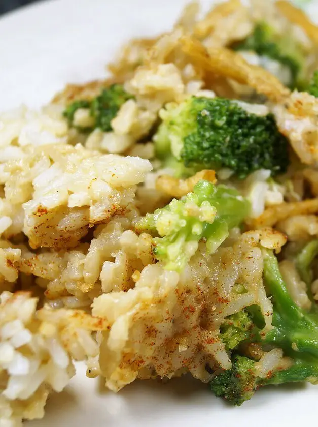 Vegan Broccoli Rice Casserole