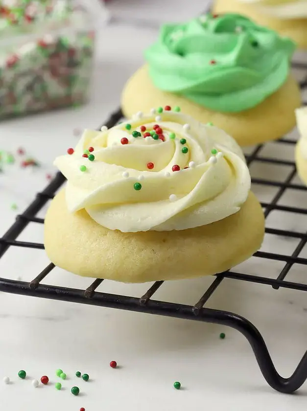 Soft Frosted Christmas Cookies