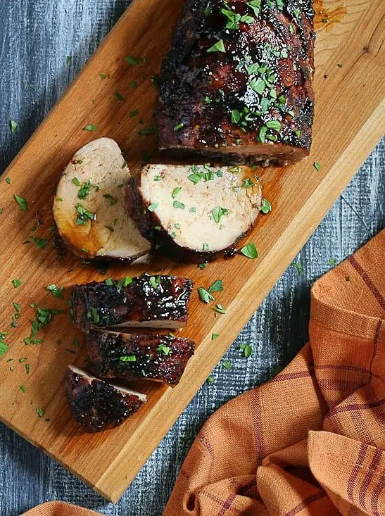 Fig Balsamic Pork Tenderloin