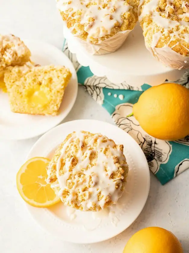 Jumbo Bakery Style Meyer Lemon Crumb Muffins