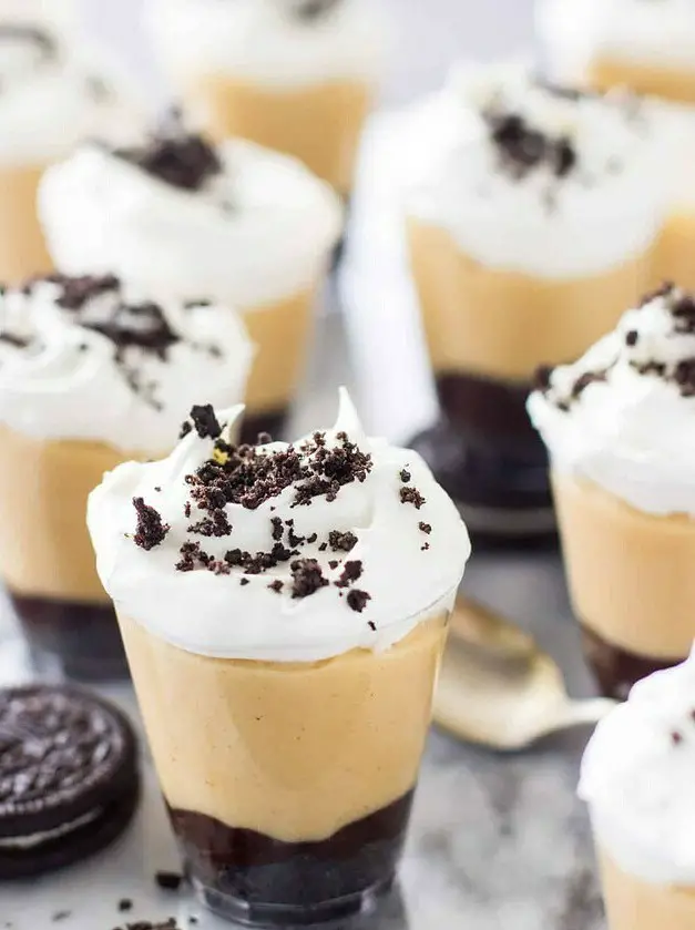 Peanut Butter Pie Dessert Shooters