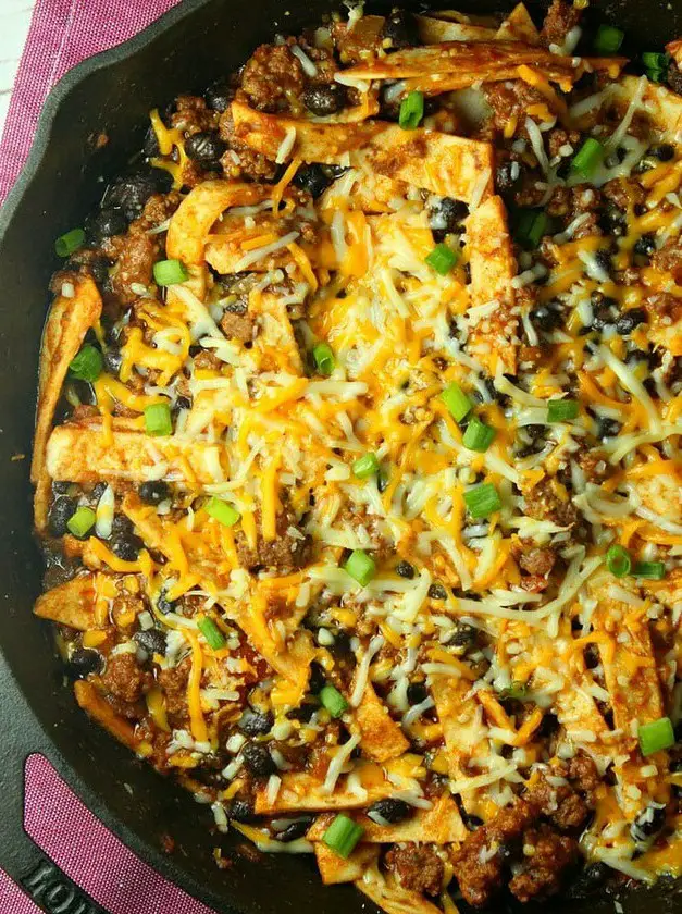 Easy Beef Burrito Skillet