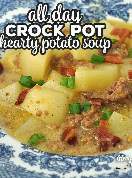 Hearty Crock Pot Potato Soup