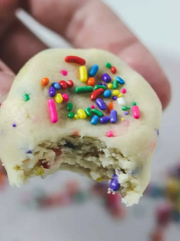 Edible Sugar Cookie Dough for One