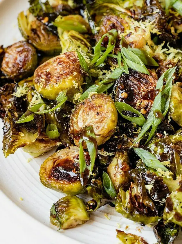 Honey Balsamic Brussels Sprouts