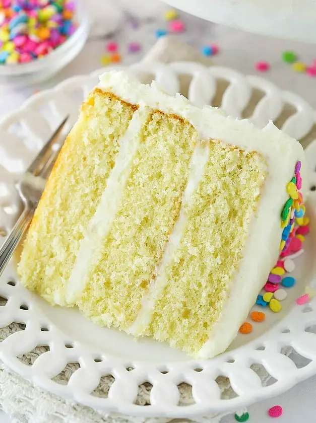 Moist Vanilla Layer Cake